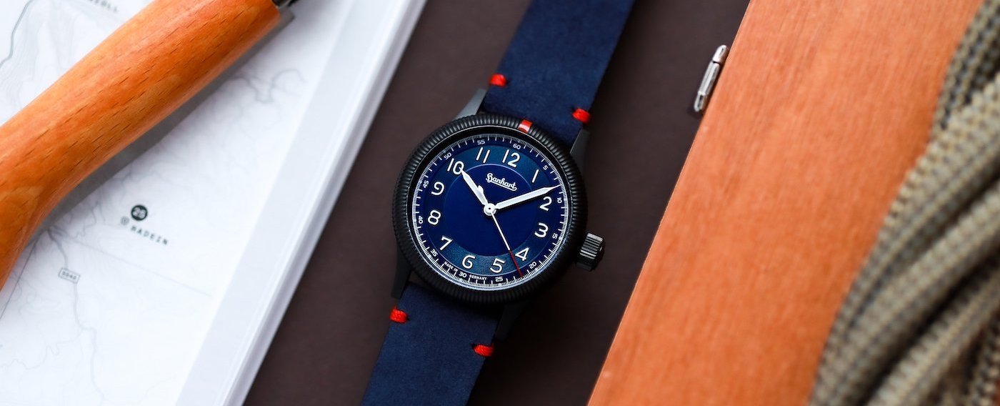 Hanhart Pioneer Flieger One NightBlue