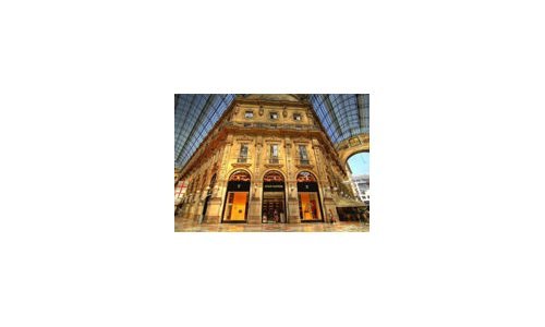 Louis Vuitton celebrates the opening of a new store in Milan