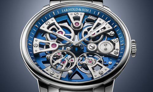 Arnold & Son adds Blue Edition to Nebula 40 Steel