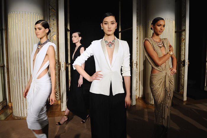 Models wearing the new Diva Collection by Bulgari
