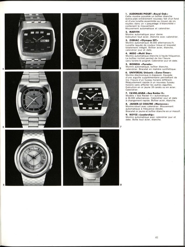 An iconic watch in Europa Star's archives: the Royal Oak