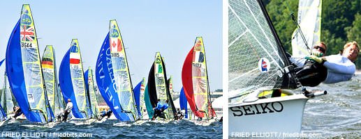 The SEIKO 49er European Championships medals go to crews from UK and France
