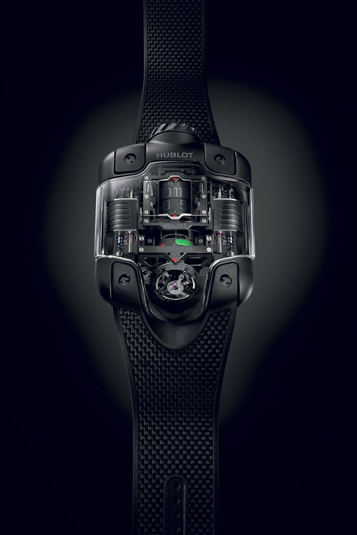 Hublot MP-10 Tourbillon in new sapphire and black ceramic cases
