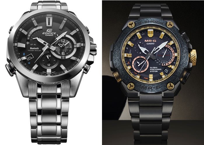 The Edifice Smartphone Link and the G-Shock MRG Special Baselworld 2015