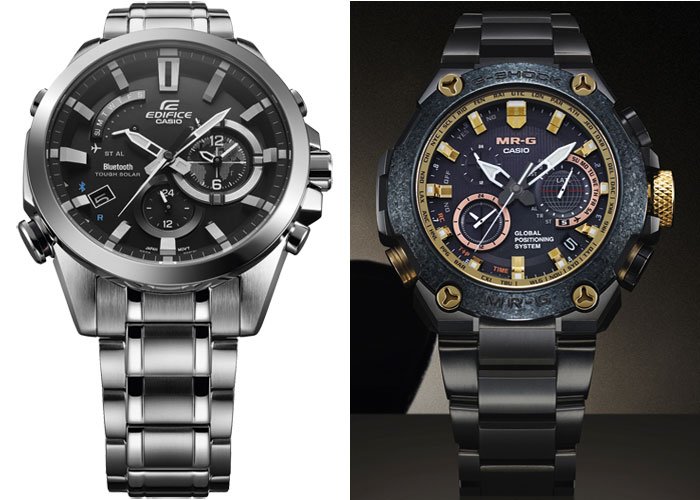 The Edifice Smartphone Link and the G-Shock MRG Special Baselworld 2015