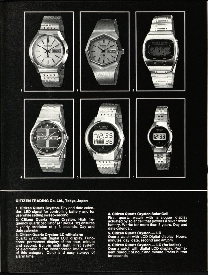 The global launch of the Crystron Solar Cell in 1976 in Europa Star. Fifty years later, Citizen celebrates this fundamental technological innovation, which still powers the majority of its models today after numerous refinements.