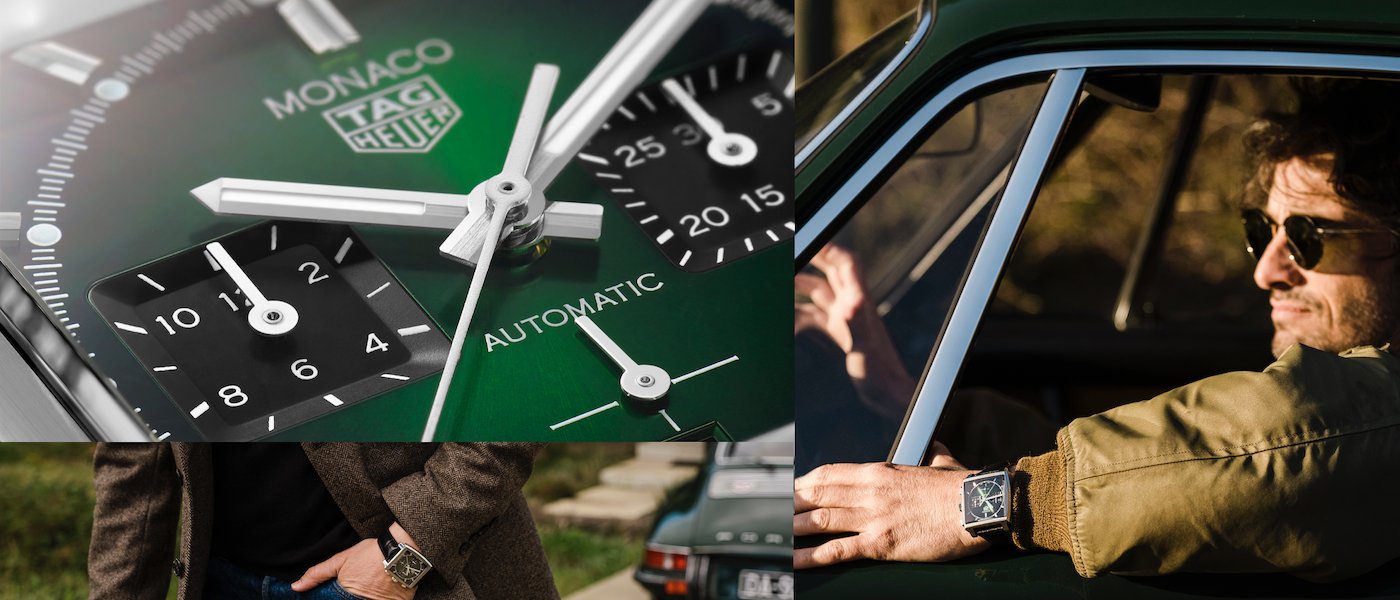 TAG Heuer introduces a Monaco with green dial 