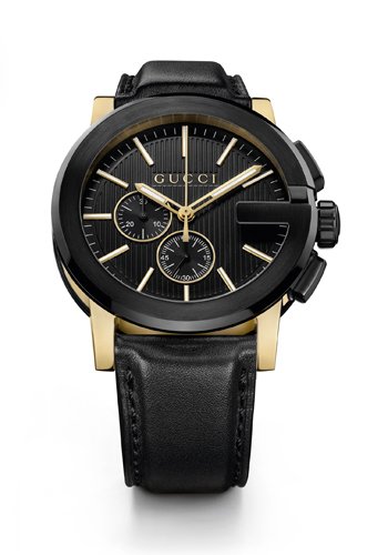 G-Chrono Watch by Gucci (Black & Gold)