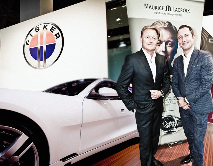 Henrik Fisker, left, and Marc Gläser