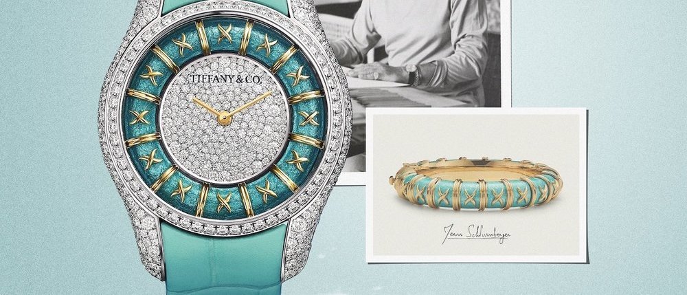 Tiffany & Co. reimagines its iconic Paillonné Enamel Bangles in a watch