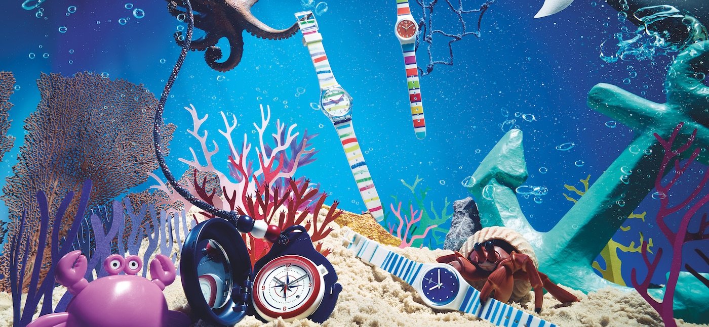 Swatch takes a dive for Summer 2018