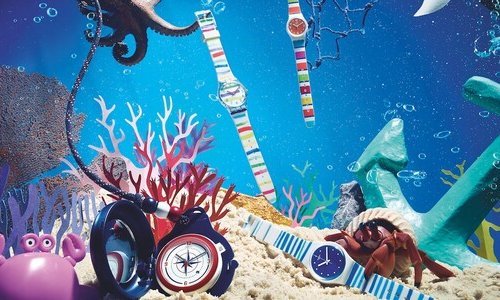 Swatch takes a dive for Summer 2018