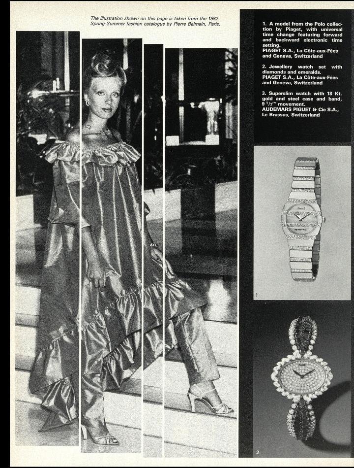The spirit of the times: the recently introduced Piaget Polo (1) in a 1982 edition of Europa Star 