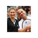 A morning of generosity - thanks to Longines and its Ambassadors of Elegance Stefanie Graf and Andre Agassi.