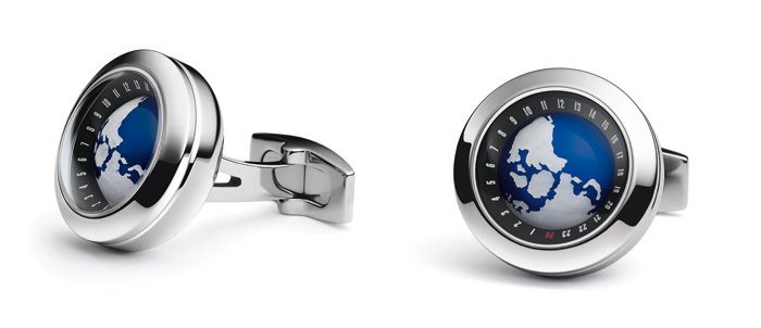 Cufflinks from the TF Est. 1968 Globe Collection