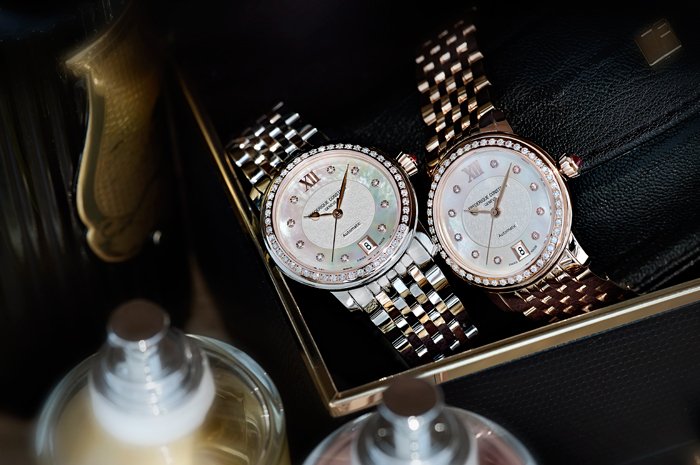 Two models from Frédérique Constant's “World Heart Federation” Collection
