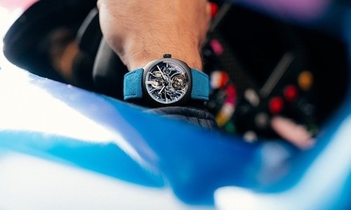 H. Moser & Cie. unveils the Streamliner Tourbillon Skeleton Ceramic Alpine Limited Edition