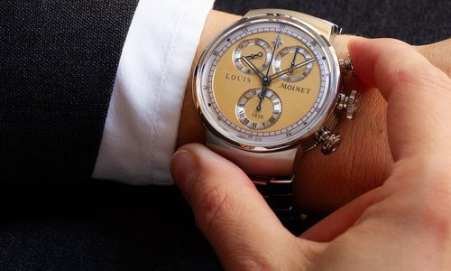 Louis Moinet unveils a new champagne edition of the 1816 Chronograph