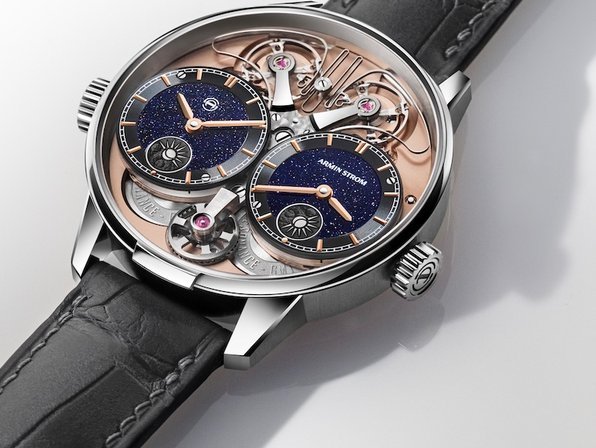 Armin Strom Dual Time GMT Resonance Aventurine