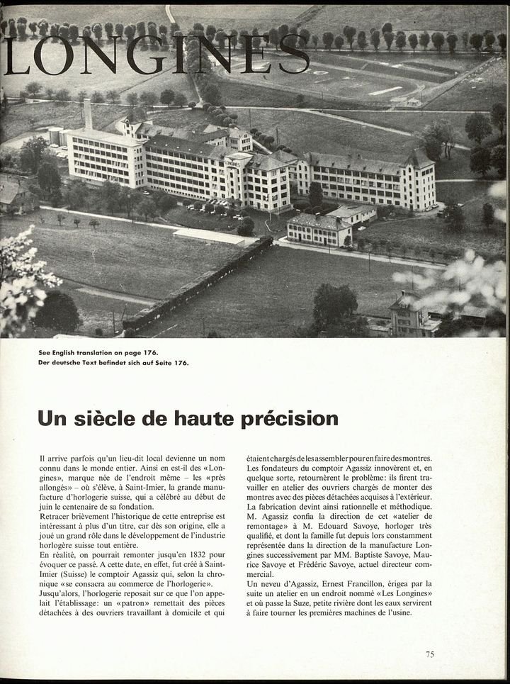 A feature on Longines from a 1967 issue of Europa Star. Longines' vast and incredibly well-organised archives make it possible to respond to any request, even for the oldest models. “We can systematically trace all our historical output, thanks to the meticulously recorded serial numbers. We have also kept a considerable stock of old parts for repairs,” explains Longines CEO Matthias Breschan.