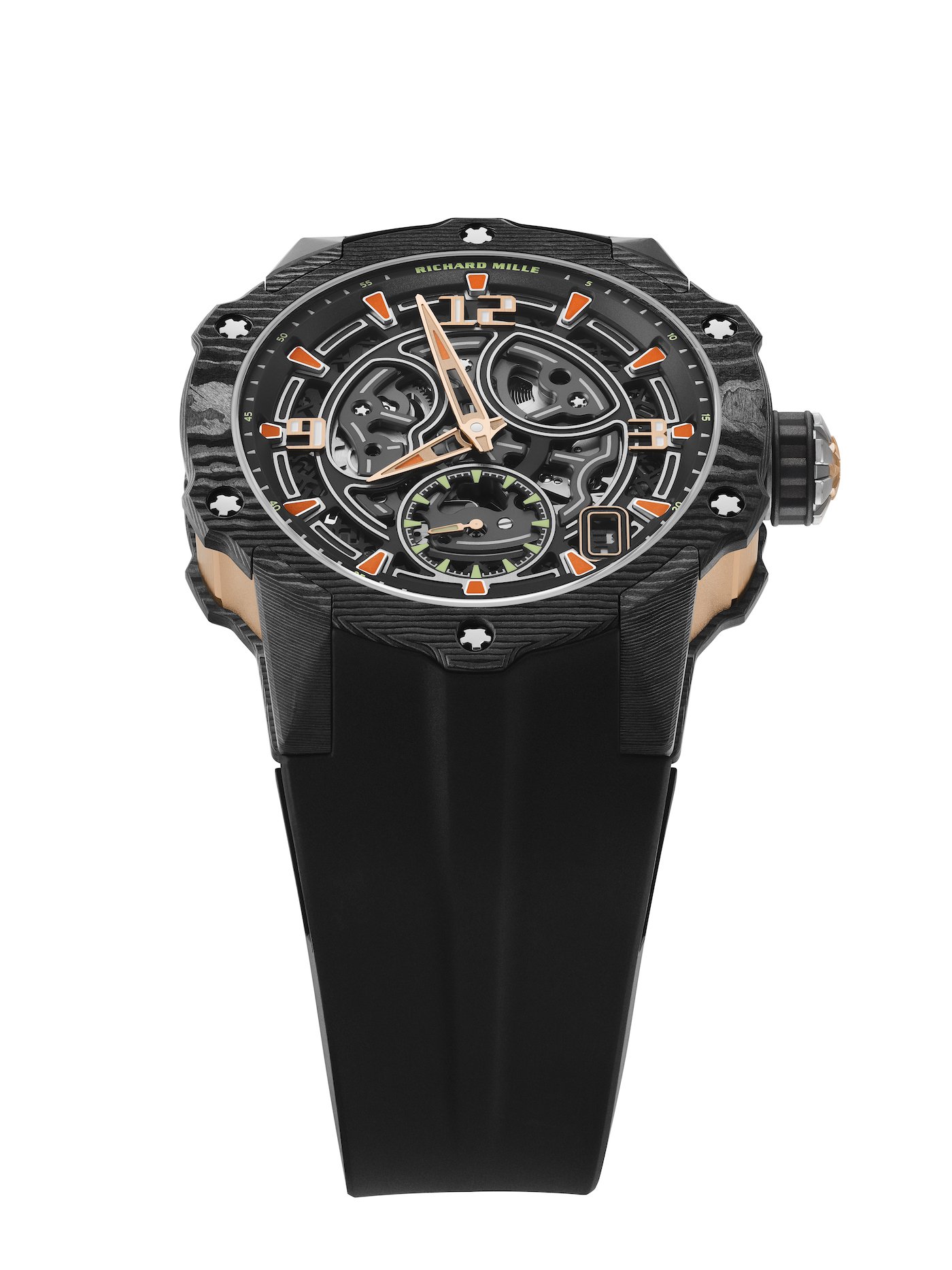 RICHARD MILLE サングラス ブラック Richard Mille Automatic Winding Intergalactic Bright Night