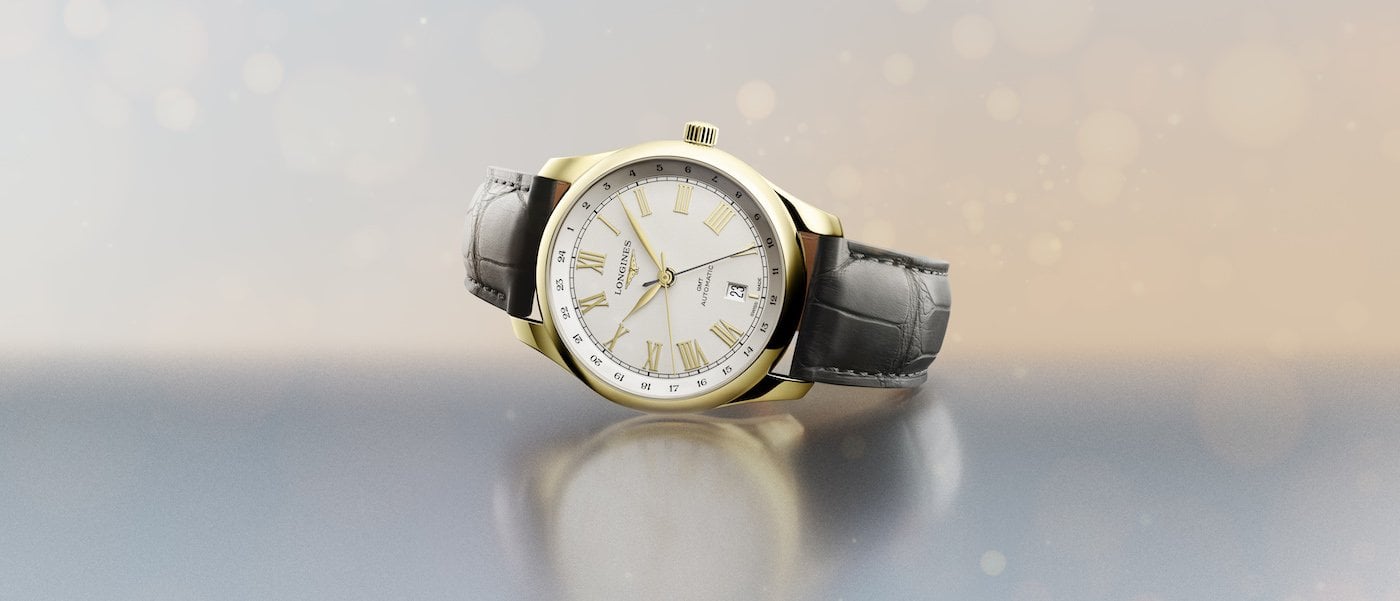 New: GMT models in gold in the Longines Master Collection