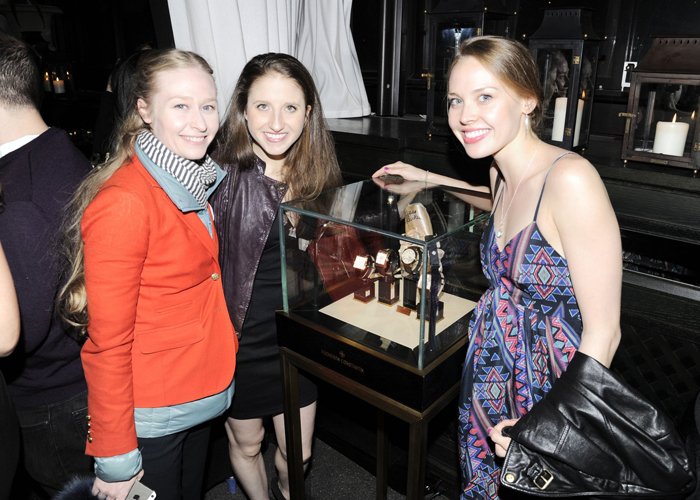 Janie Taylor, Sarah Adams and Emilie Gerrity at the film premiere.