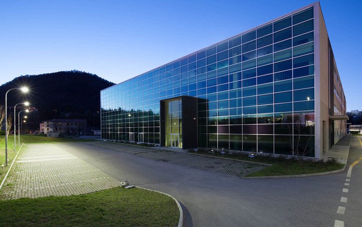 The headquarters of FM Swiss Logistics Group in Ticino