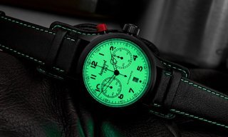 Hanhart's luminescent new #FliegerFriday Night Pilot