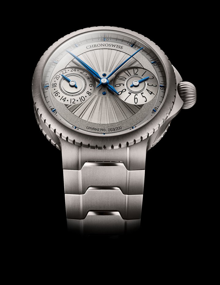 Chronoswiss unveils the Pulse GMT Silver Guilloche 