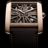 Tank MC Two-Tone Skeleton watch by Cartier