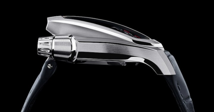 The futuristic design of the Axiom, in profile