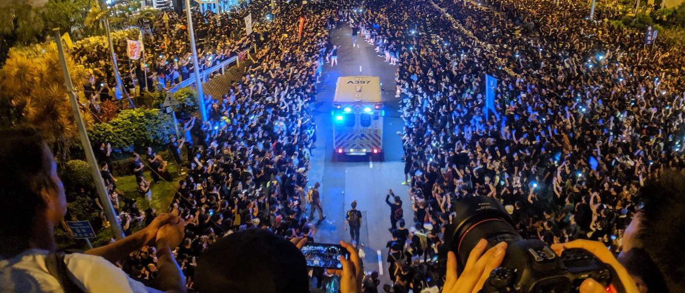 Report on unrest in Hong Kong