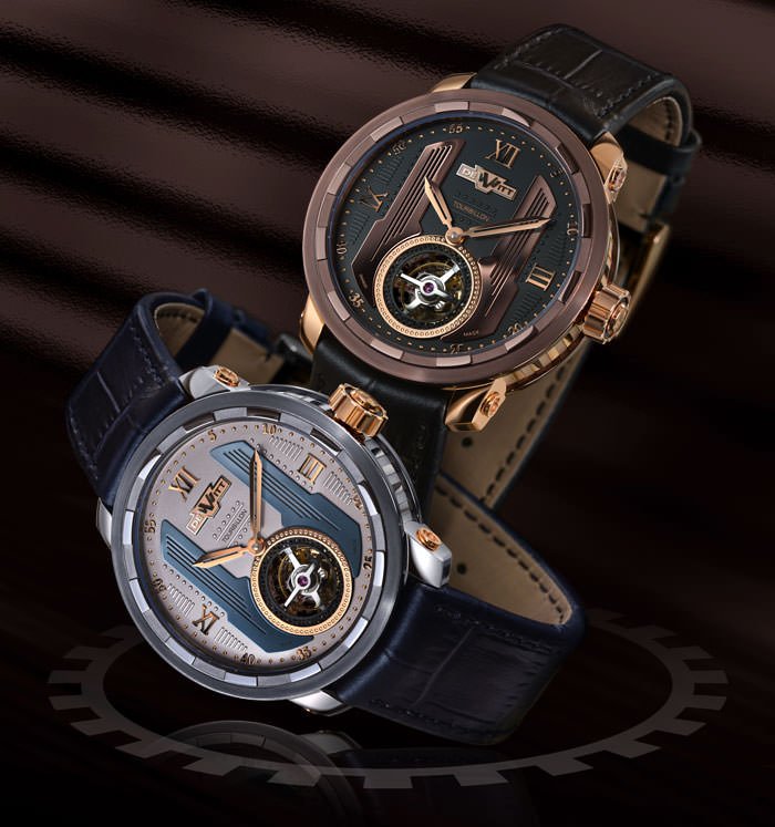 DeWitt's Twenty-8-Eight Tourbillon comes in two new bronze and glacier versions
