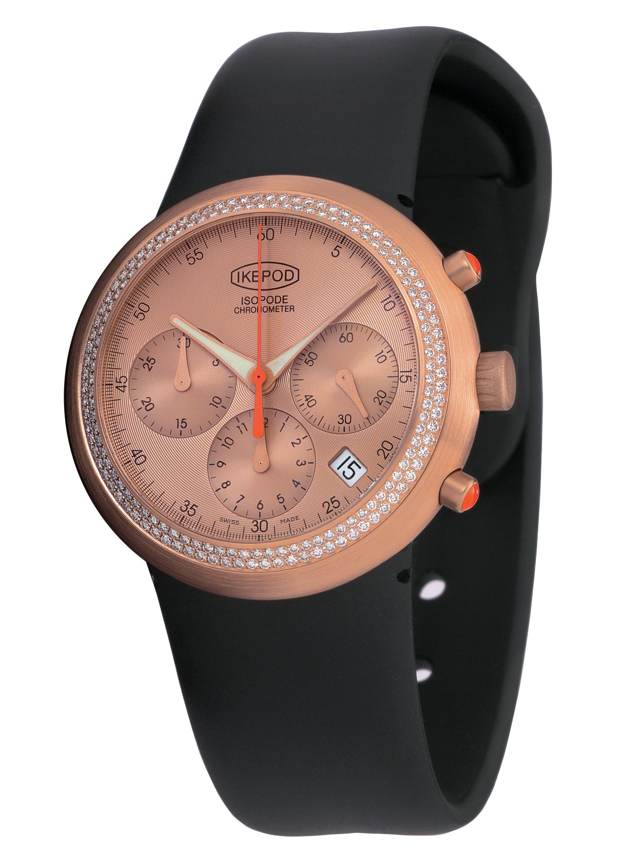 Ikepod Isopode Rose Gold with Diamonds