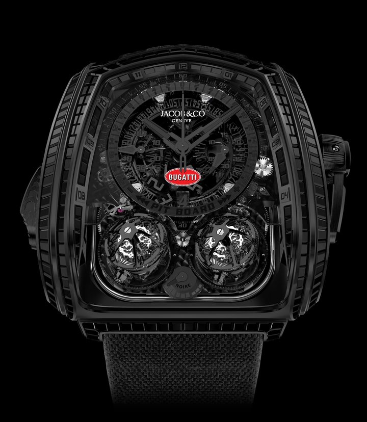 Jacob & Co. Twin Turbo Furious Bugatti “La Montre Noire”
