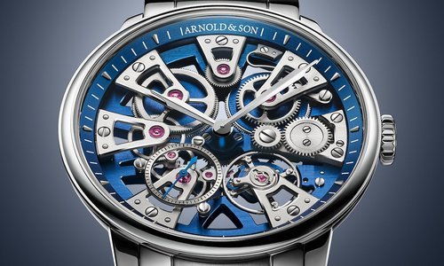 Arnold & Son adds Blue Edition to Nebula 40 Steel