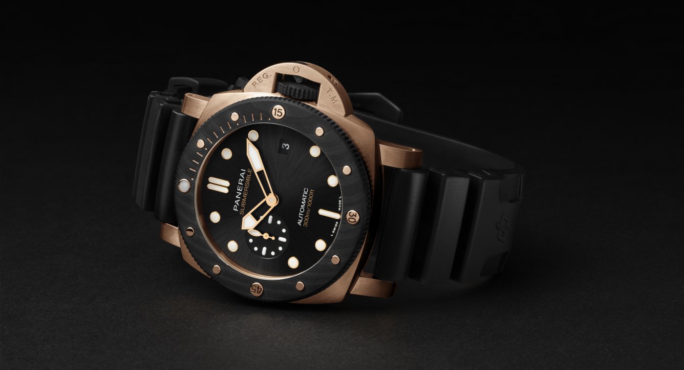Panerai launches the Submersible Goldtech™ OroCarbo 44mm 