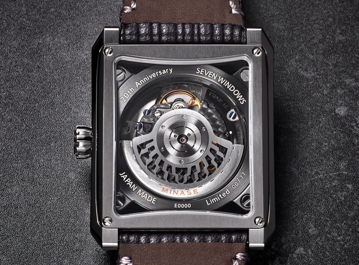 Minase marks 20 years of Japanese craftsmanship with Limited-Edition Seven Windows Yukihira Dial