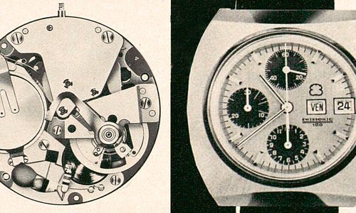 1972: the Swissonic 100 Chronograph, a singular swiss solution