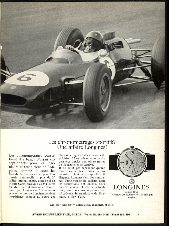 Ad for the Flagship by Longines, 1967
