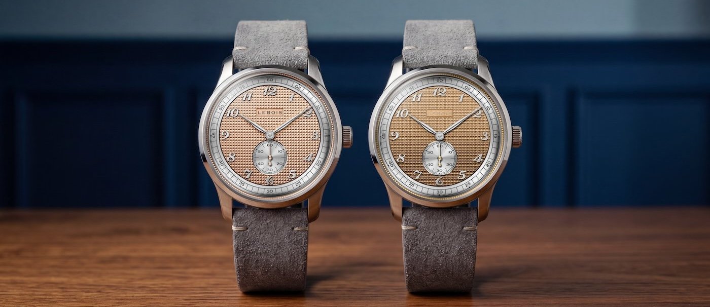 Lebois & Co introduces the Heritage Atelier Small Seconds Clous de Paris and Stroopwafel®