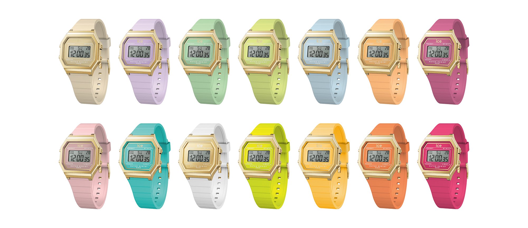 Ice-Watch Ice Digit Retro: a colourful new trend