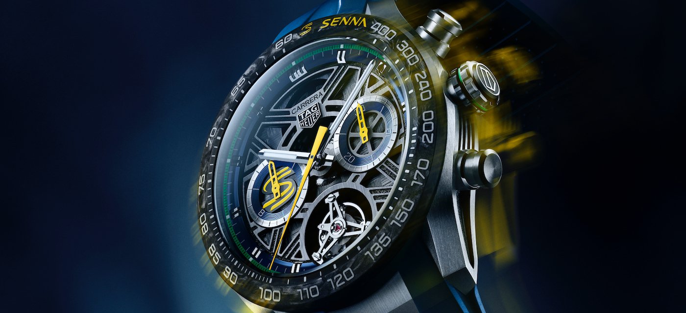 TAG Heuer Carrera Chronograph Tourbillon x Senna limited