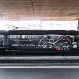The Swiss locomotive with Maurice Lacroix advertisement