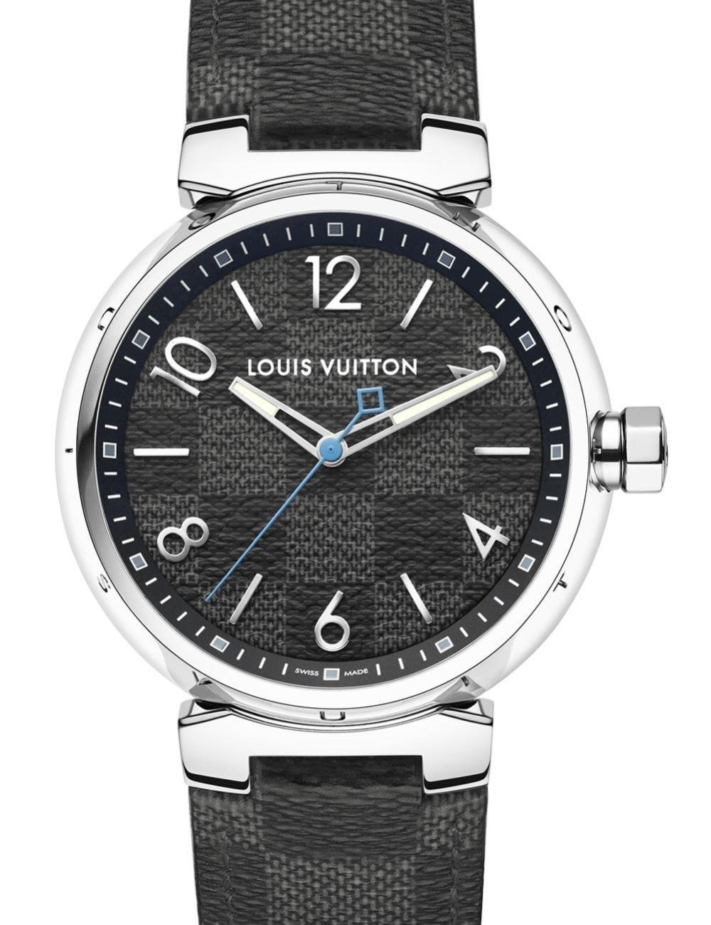 Louis Vuitton Tambour Damier Graphite watch