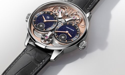 Armin Strom Dual Time GMT Resonance Aventurine