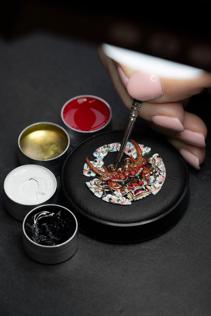 Jaquet Droz presents one-of-a-kind Dragon Mask Tourbillon in Red Gold