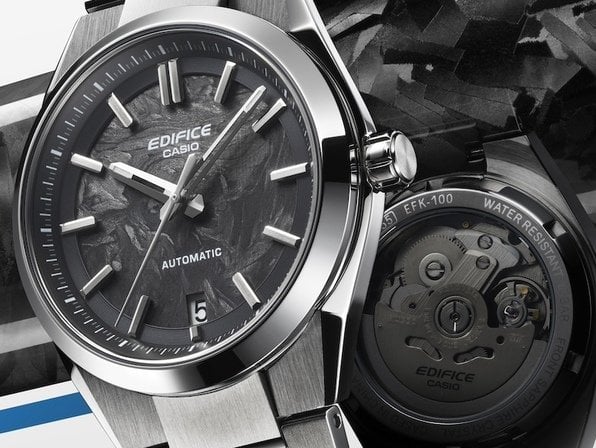 Casio unveils first-ever mechanical movement in its Edifice line