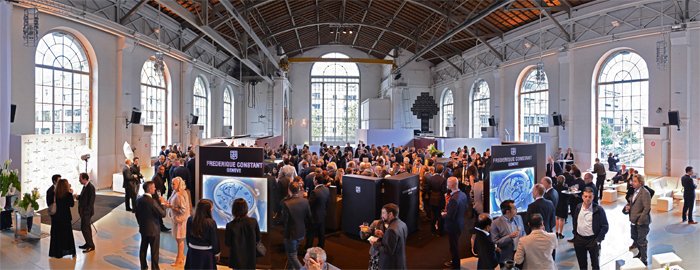 Frédérique Constant guests were welcomed in the magnificent machines space of the BFM.